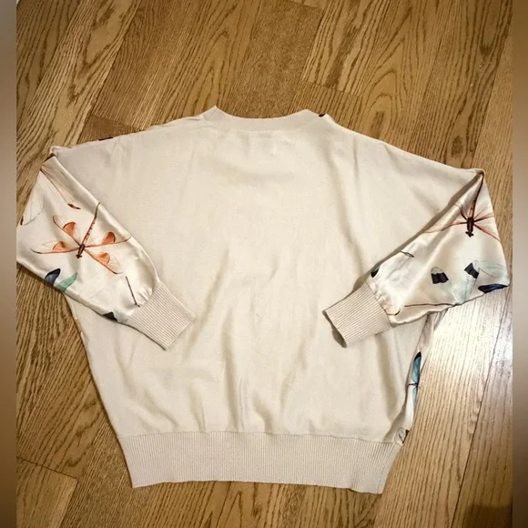 Sioni Multicolor Dragonfly Crewneck Sweater - Picture 7 of 10